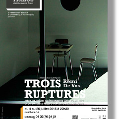 Portrait OFF " Trois ruptures" de Rémi De Vos