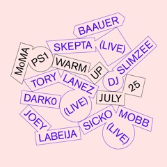 Slimzee - FACT X MoMA PS1 Warm Up Mix 4