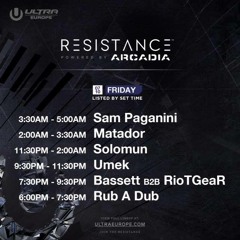Rub A Dub - Live @ Ultra Europe 2015 (Split, Croatia) Resistance Stage