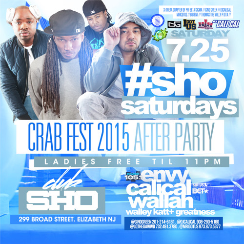JULY 25 CRABFEST(SIGMA)AFTERPARTY PROMO MIX BY DJCALICAL