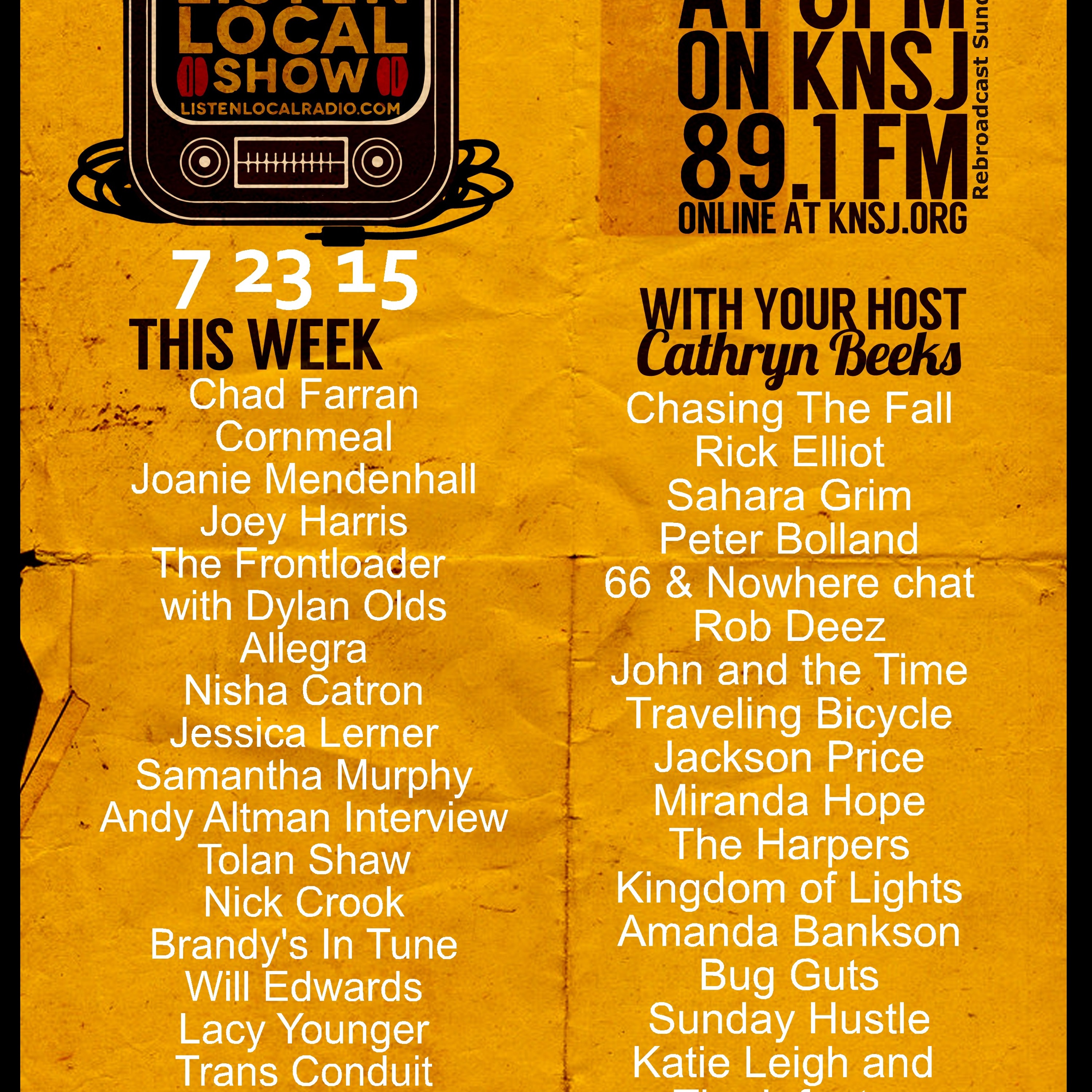 The Listen Local Show 7 23 15 episode artwork