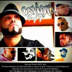 Tributo a Mexicano por Dj Adam en Vivo. En La X.