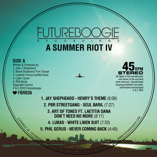 White Linen Suit (Futureboogie Recordings)