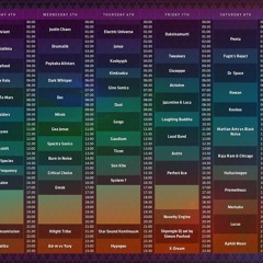 As OZORA 2015 Time table... Can't wait!!!