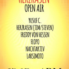 Yusuf C. - HERZRASEN OPEN AIR - A.R.M Kassel / Weinkirche Techno Set