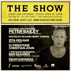 Zita Molnar Opening set for Peter Bailey on 7.18.15 - The End Up in San Francisco