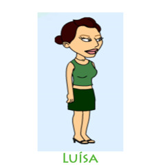 Bom dia. Me nome é Luísa. Sou brasileira. Como se chama?