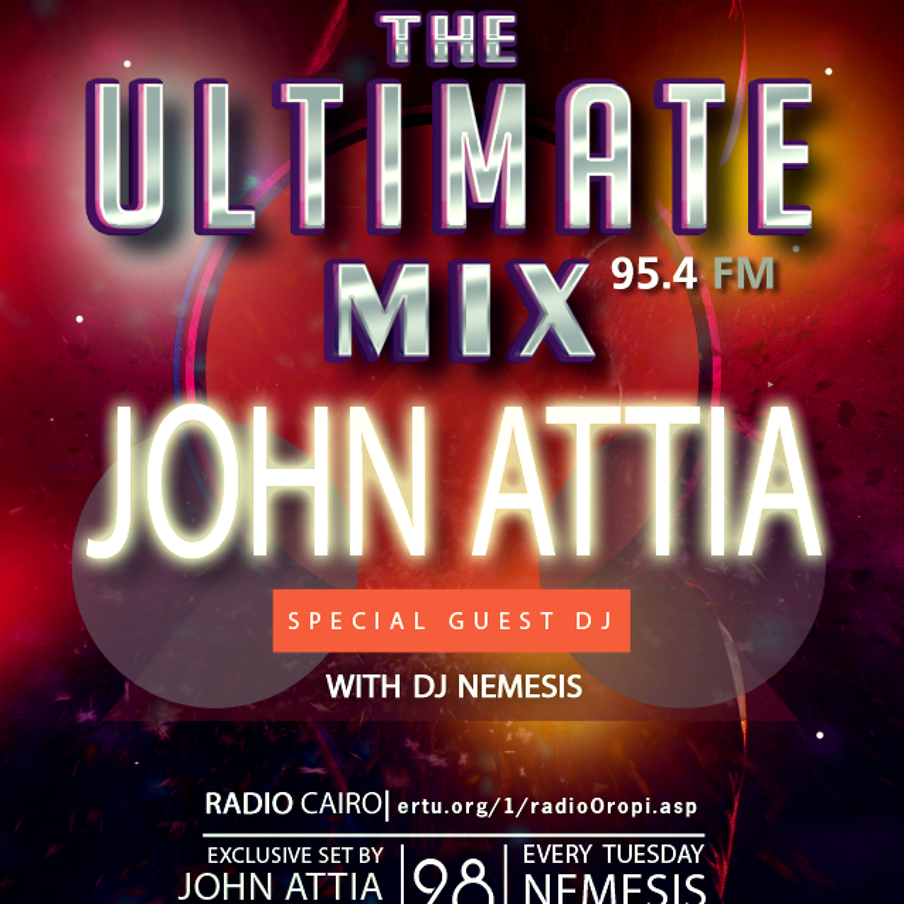 Nemesis - The Ultimate Mix Radio Show (027) 28/7/2015 (Guest John Attia) episode artwork