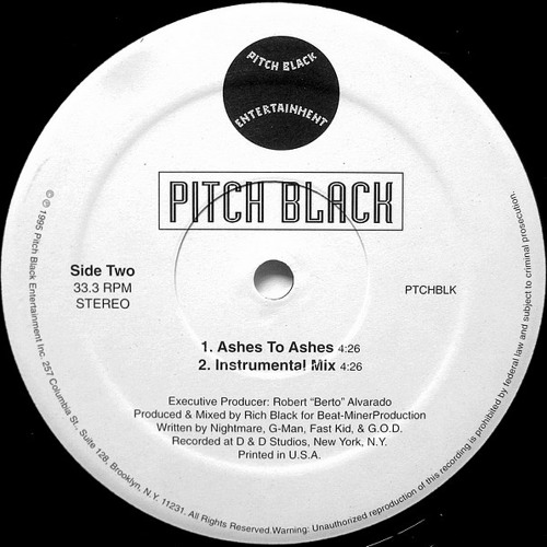 Pitch Black - Ashes To Ashes