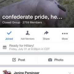 Confederate Flag Facebook Group Guy