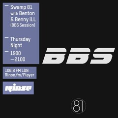 Rinse FM Podcast - Swamp 81 w/ Benton + Benny Ill (BBS Special) 30th July 2015
