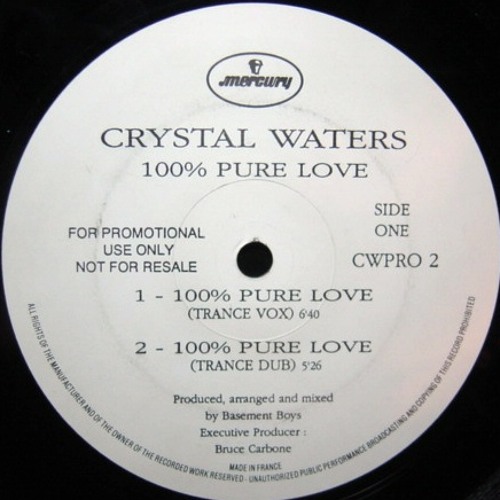 Crystal Waters - 100% Pure Love (ALVA Rework)