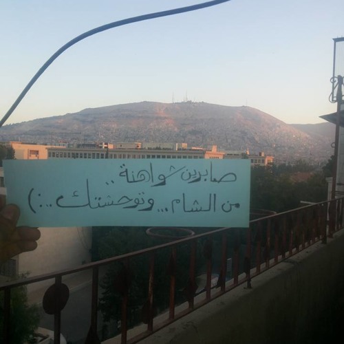 في دمشق_  صابرين شواهنة