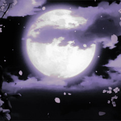 Moonlight by the stream