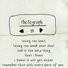 Photograph - Ed Sheeran (Cover)