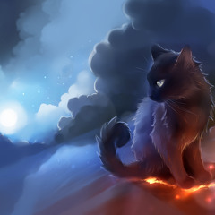 warrior cats Bluestar with moth