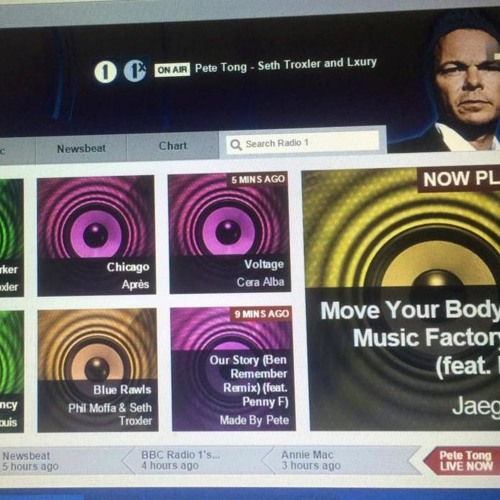 Jaegerossa - Move Your Body Dub - WORLD EXCLUSIVE On Pete Tong 16:1:2015