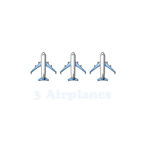 3 AIRPLANES