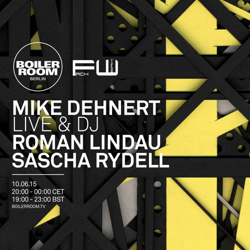 Stream Roman Lindau Boiler Room Berlin DJ Set by Boiler Room | Listen  online for free on SoundCloud