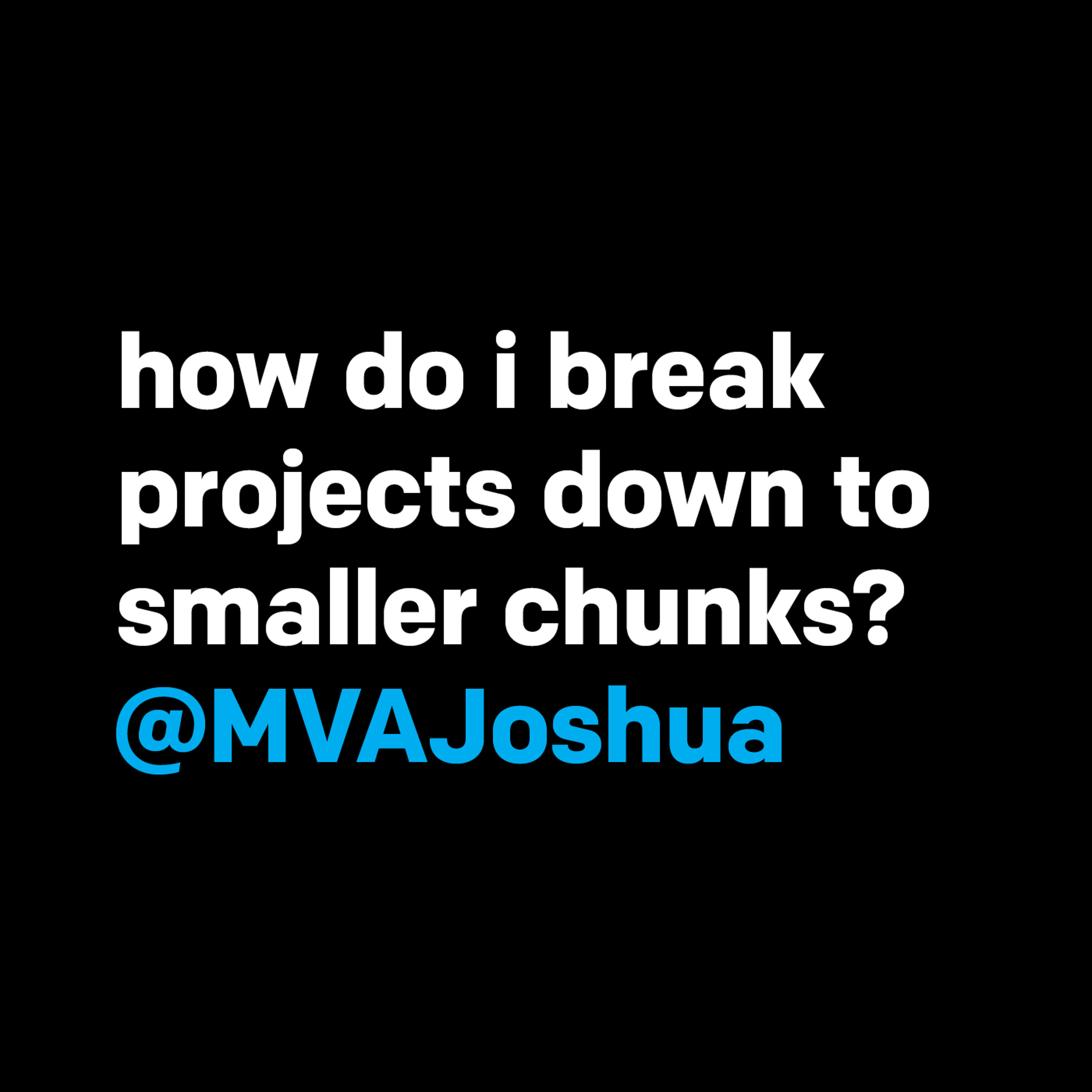 The MVAJoshua Podcast