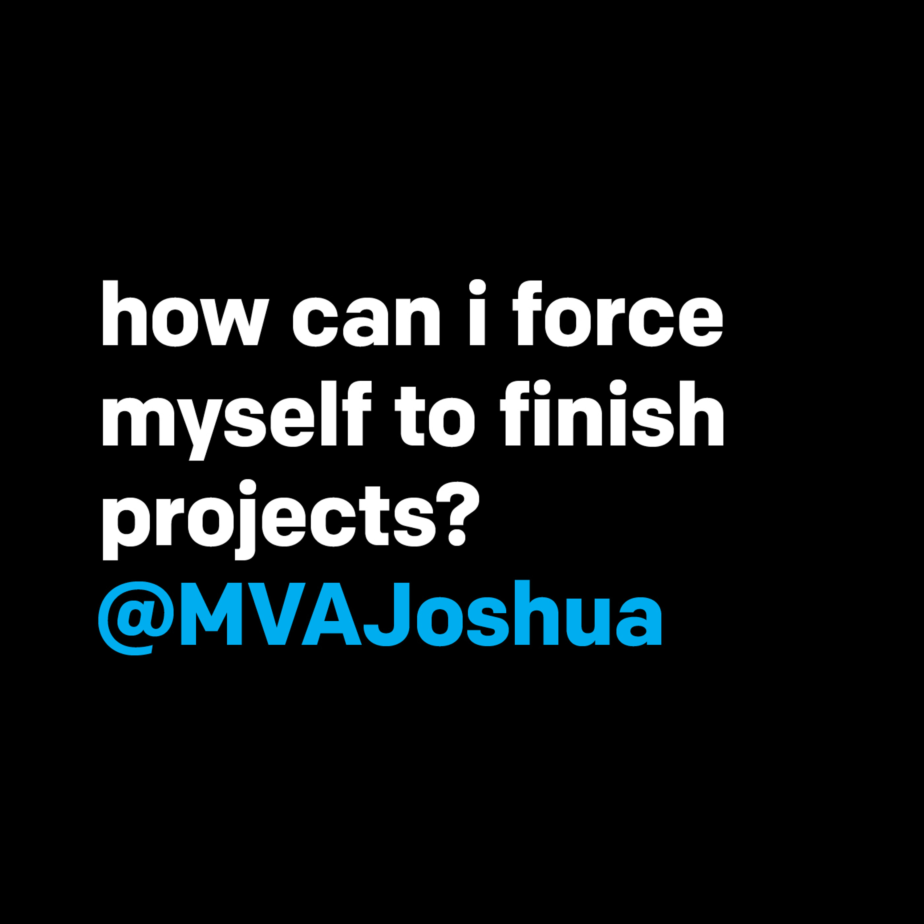 The MVAJoshua Podcast