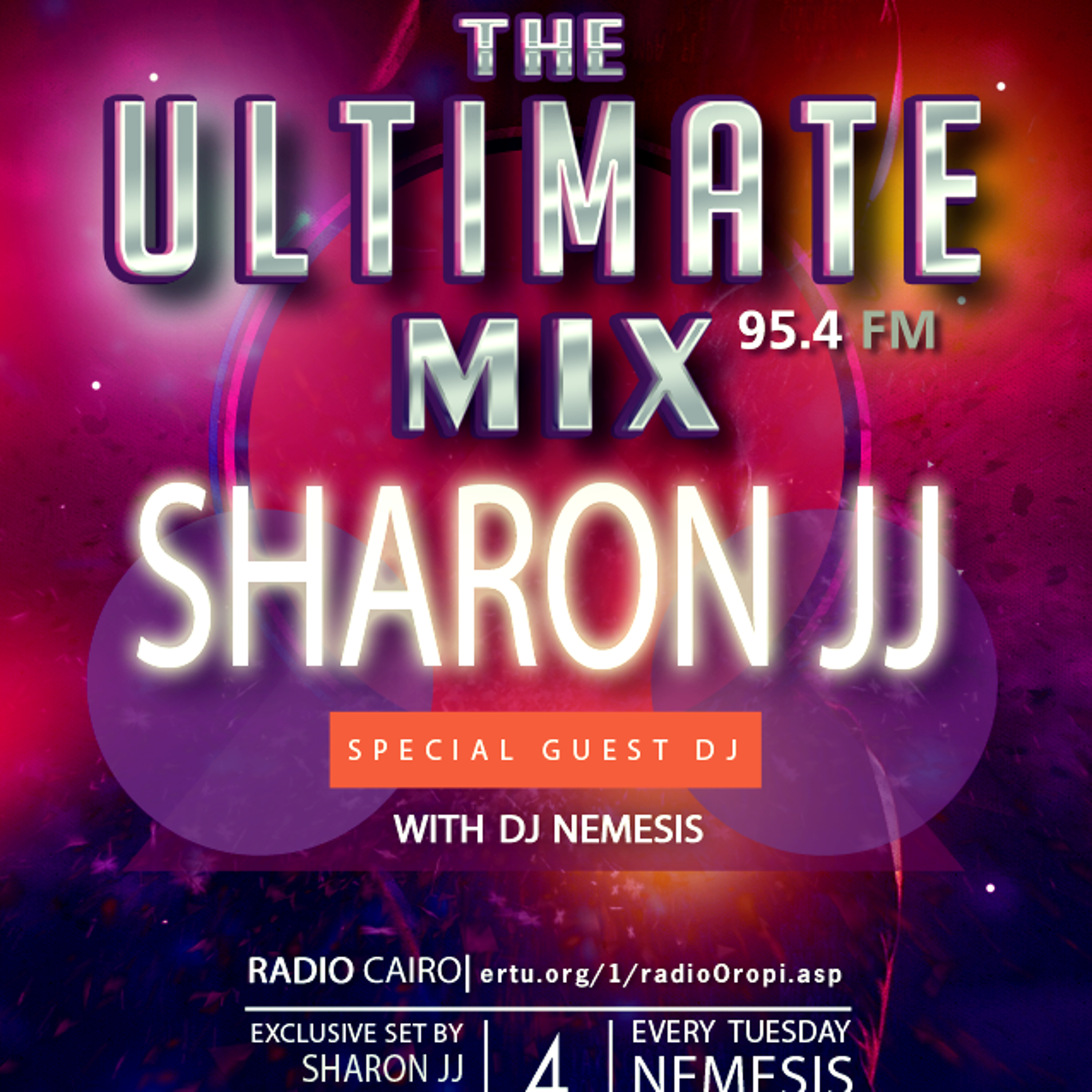 Nemesis - The Ultimate Mix Radio Show (028) 04/8/2015 (Guest Sharon JJ) episode artwork