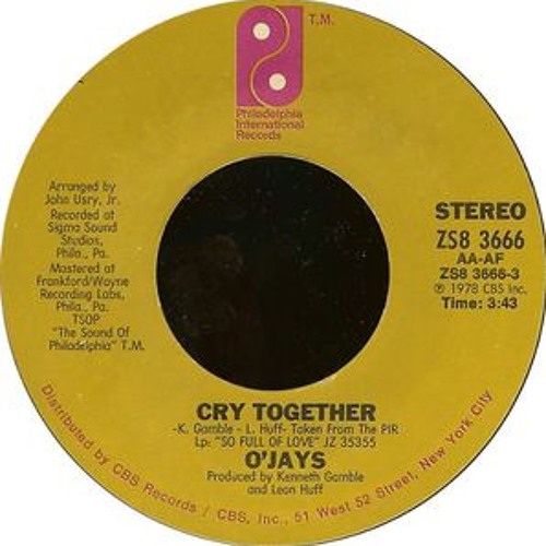 Tears of Joy (The Ojays, Cry Together Sample)