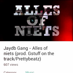 Alles Of Niets - JayDB Gang (Prod. By GstuffBeatz & PrettyBeatzz)