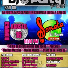 Cuña Completa Dj Party Tour San Gil 2015
