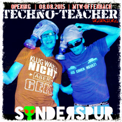 TECHNO-TEACHER ⎣aka. PIK-FEIN-b2b-OLI ANDERSON⎦@ SONDERSPUR-OPENING⎜ MTW CLUB-OFFENBACH ⎜ 08.08.2015