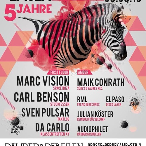 2015 - 08 - 08 Maik Conrath @ Discolaser 5 Jahre // Räuber & Rebellen Recklinghausen