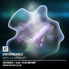 NTS Radio's 'Unthinkable' w Music For Your Plants + J.G. Biberkopf August 7 mix