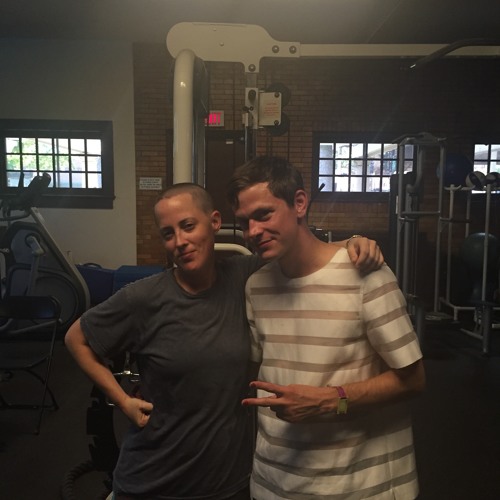 Jana Hunter (Lower Dens) with Mike Hadreas (Perfume Genius)