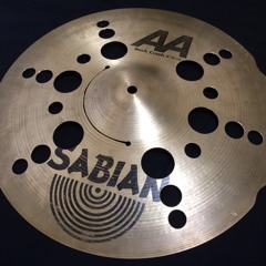 Cymbals modification for O-zoning [SABIAN AA Rock Crash 16` ]