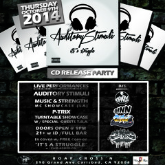 AUDITORY STIMULI X DJ CHAPS Present It's A Struggle Mixtape     (HUG LIFE RECORDS)