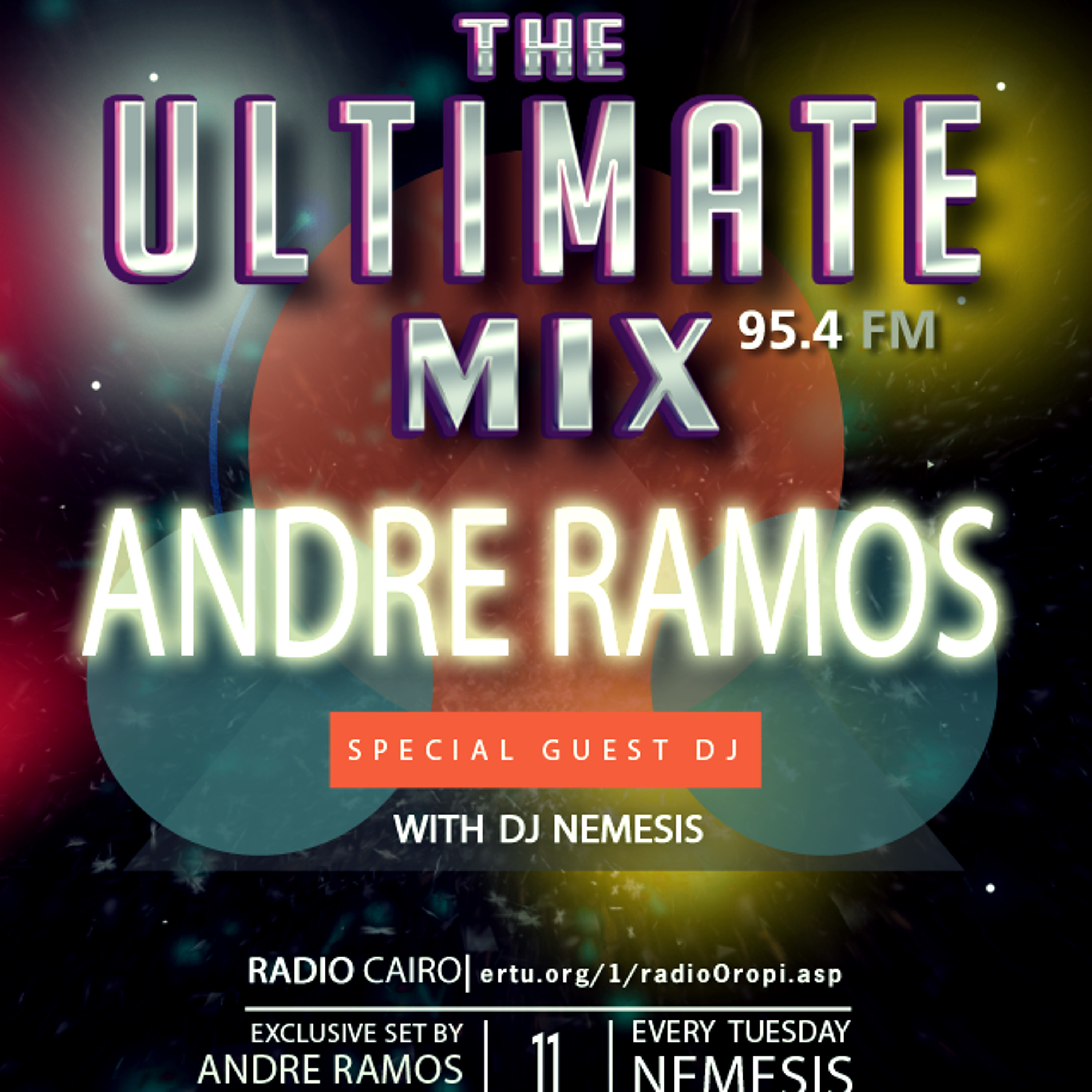 Nemesis - The Ultimate Mix Radio Show (029) 11/08/2015 (Guest Andre Ramos) episode artwork