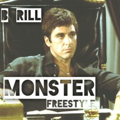 B Rill monster freestyle