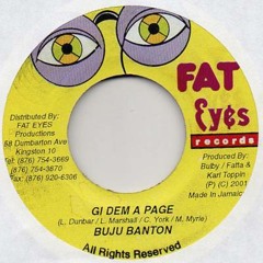 Buju Banton - Gi Dem A Page (Candle Wax Riddim)