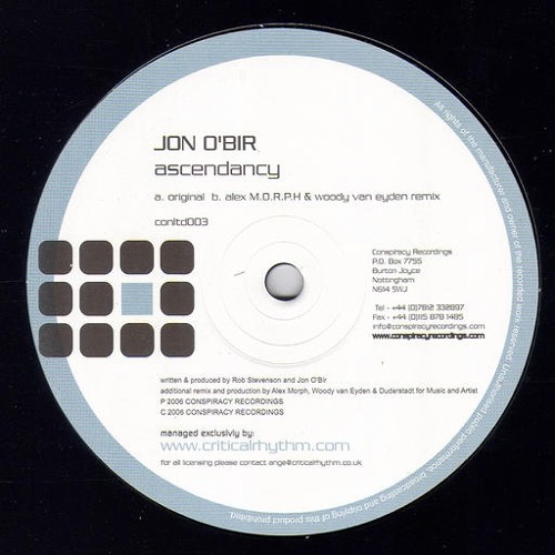 Jon O'Bir - Ascendancy (Original Mix) [Preview]