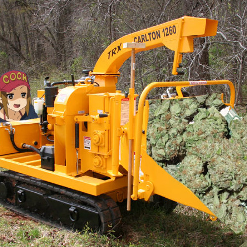 put it through a wood chipper and bring some KU$H