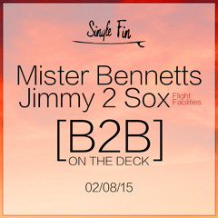 Mister Bennetts x Jimmy 2 Sox (Flight Facilities) @ Single Fin, Bali 02/08/15