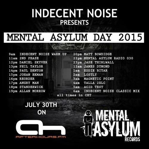 Eddie Bitar - Mental Asylum Day Guest Mix