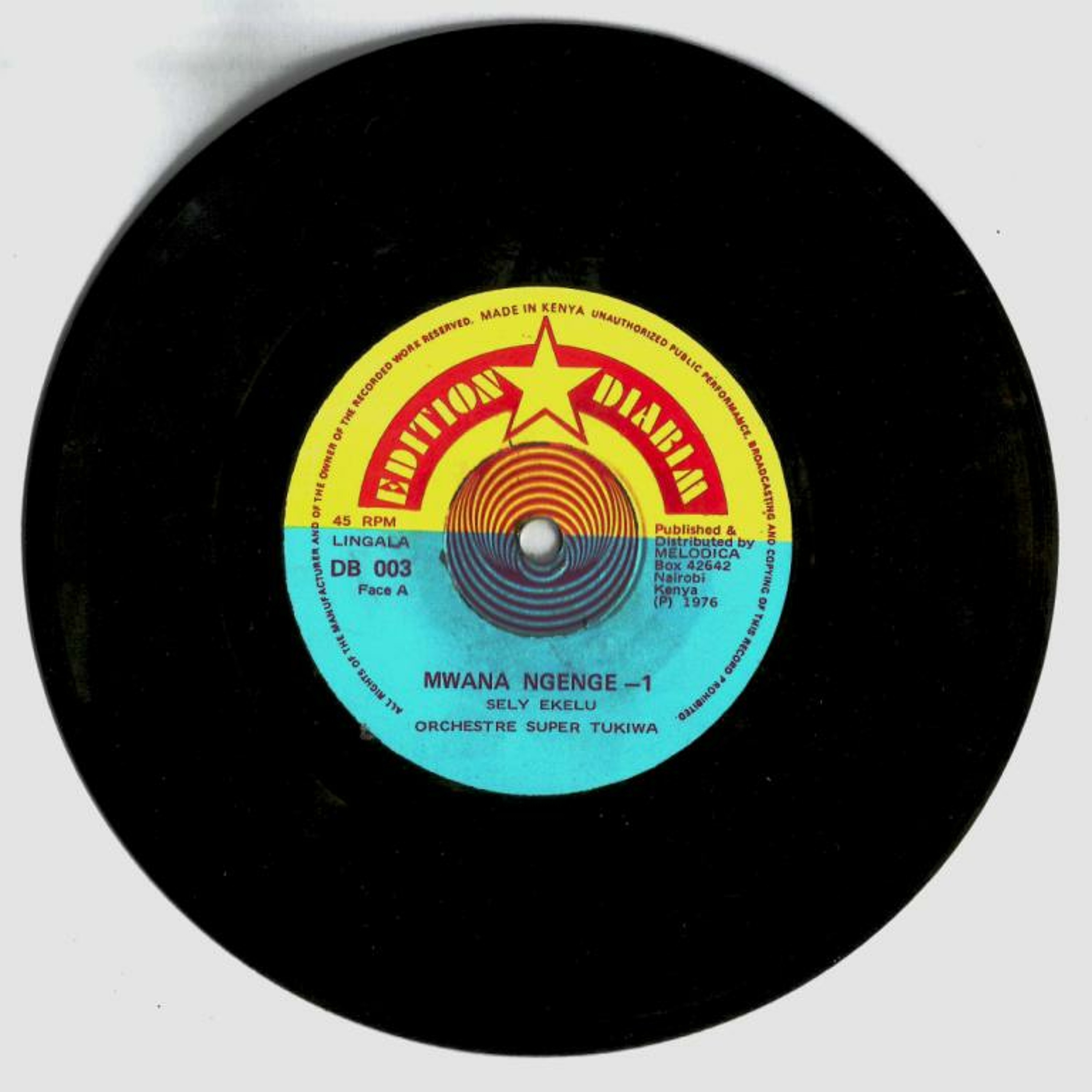 DB 003 - EDITIONS DIABIM - MWANA NGENGE PT 1/2 - ORCHESTRE SUPER TUKIWA - MELODICA MUSIC STORES episode artwork