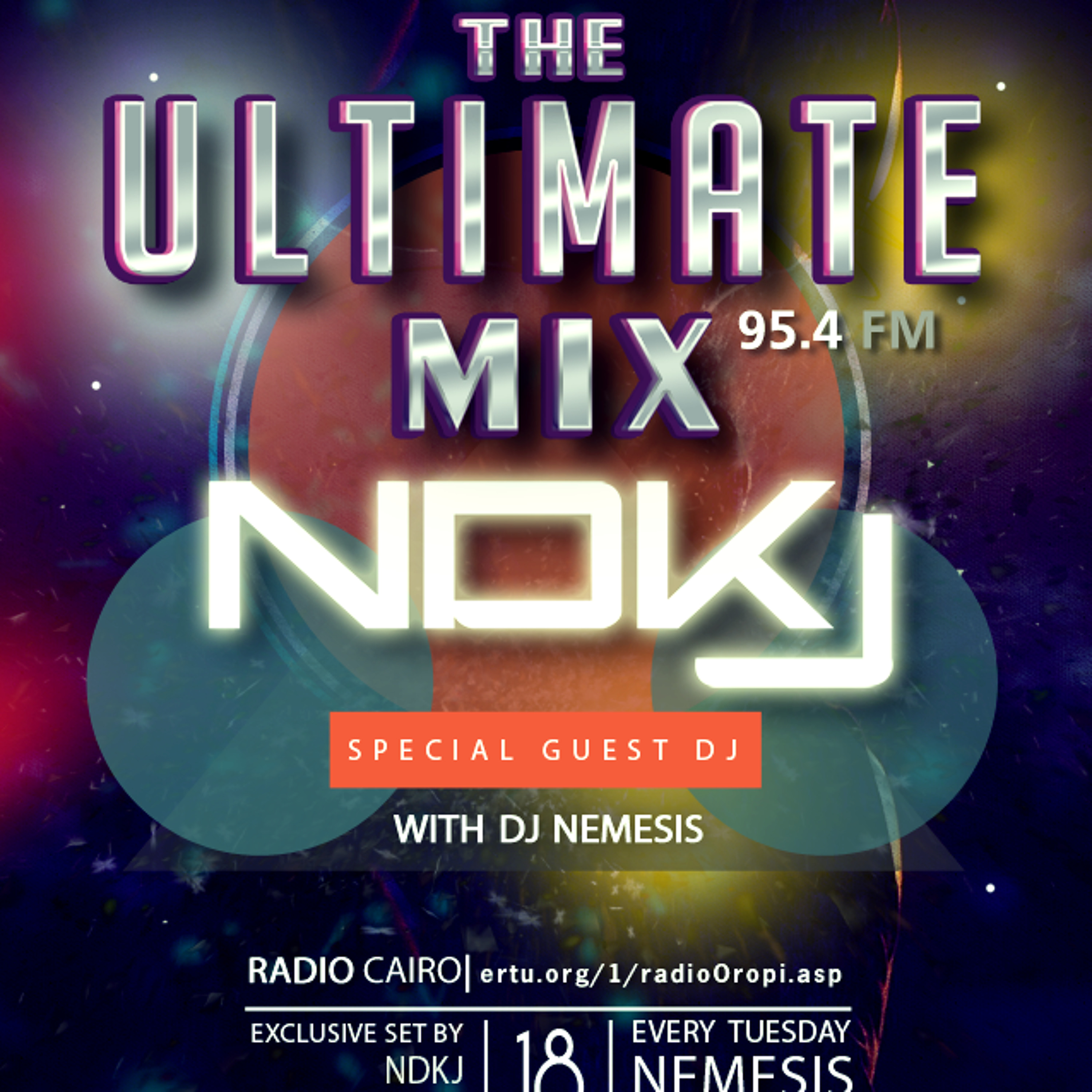 Nemesis - The Ultimate Mix Radio Show (030) 18/08/2015 (Guest NDKj) episode artwork