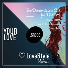 Ivan Deyanov & Eyup Celik - Your Love feat. Diva (CRAM Remix) [Snippet]