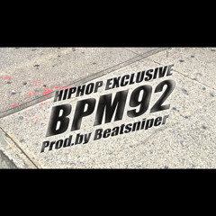 【SOLD】HIPHOP INST BPM92 Prod.by Beatsniper - ヒップホップトラック