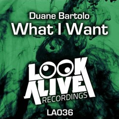 What I Want - Duane Bartolo (Original Mix)[Look Alive Recordings] #46 Minimal Charts!