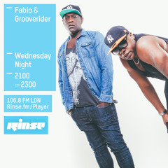 Rinse FM Podcast - Fabio & Grooverider - 19th August 2015