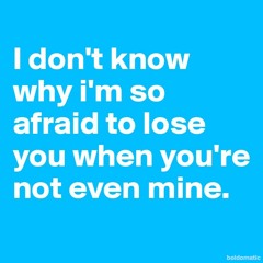 You're My Only One