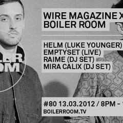 Emptyset - (Live Mix - Boiler Room - 2012)